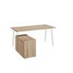 3483601133020-Bureau manager MAMBO avec retour gauche - 160 cm - Chêne Sonoma/blanc-P_405132836_1-0