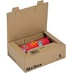 Boîte postale d'expédition format S - 25 cm x 17,5 cm x 8 cm - kraft - Logistipack