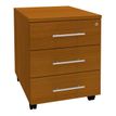 0404000091301-Caisson mobile IDRA/DUAL - L43 x H56 x P60 cm - 3 Tiroirs - Imitation  Merisier--0