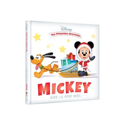 9782017217657-Mickey aide le Père Noël - Disney Mes Premières Histoires - livre d'images-Angle gauche-0