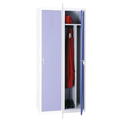 0000791450961-Vestiaire Industrie Salissante (à monter) - colonne suivante - H180 x L40 x P51,5 cm - gris/bleu--0