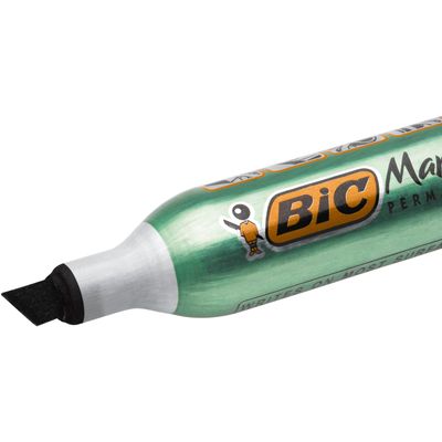 3086129998951-BIC ONYX 1481 - Marqueur permanent - pointe biseau - noir--2